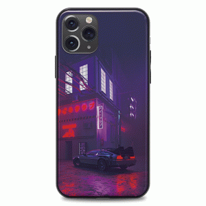 De lorean LED Case