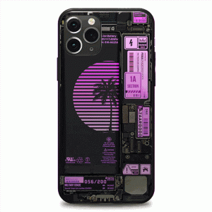 Palm Tree Industrial LED Case