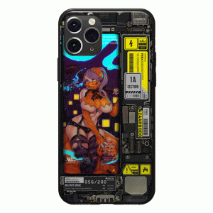 Pumpkin Girl Industrial LED Case
