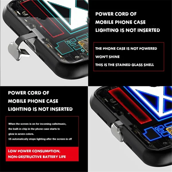 Luminous Glow Shield Phone Armor - Image 4