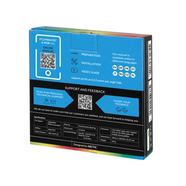Arctic Breeze Pro Silent RGB Fan - Image 4