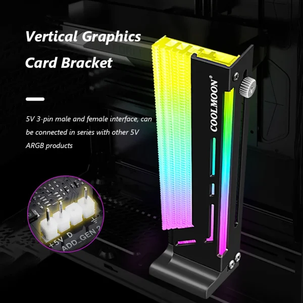 Luminous Crystal GPU Support Stand - Image 4