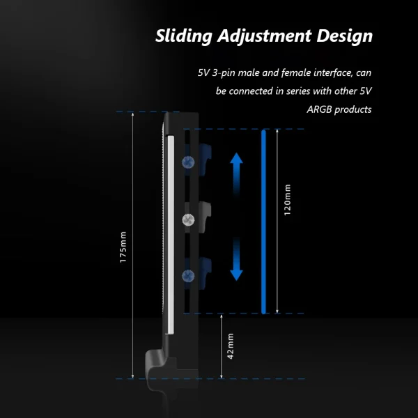 Luminous Crystal GPU Support Stand - Image 6
