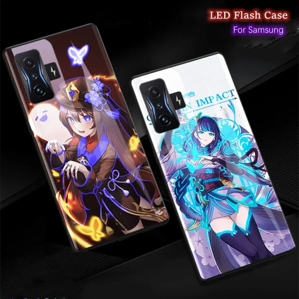 Luminous Anime Gaming Phone Shield Case - Image 2