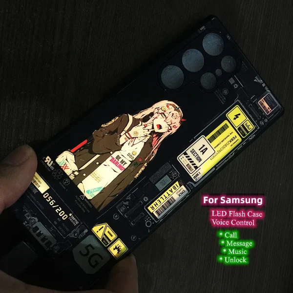 Luminous Anime Character Phone Shield