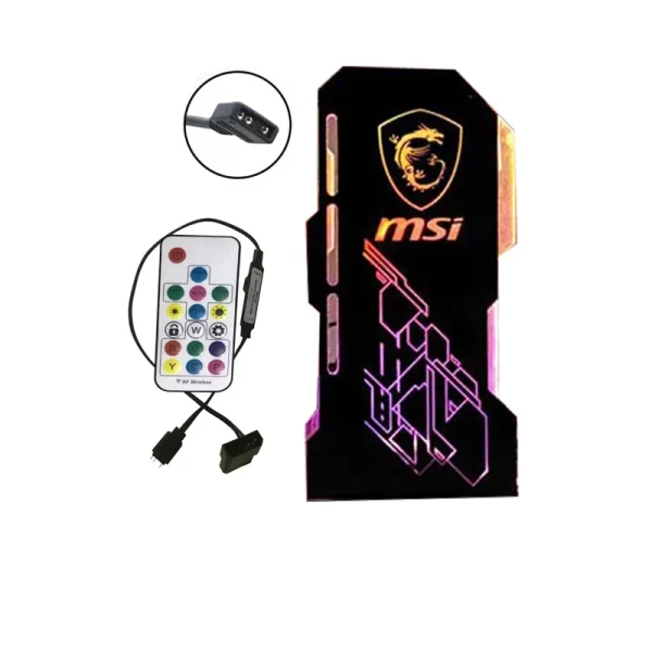 Sleek Vertical GPU Mount Illumination Stand - Image 2