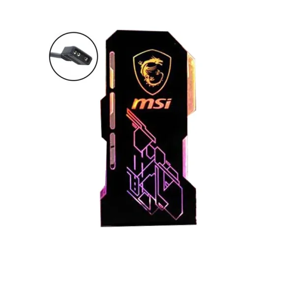 Sleek Vertical GPU Mount Illumination Stand - Image 3