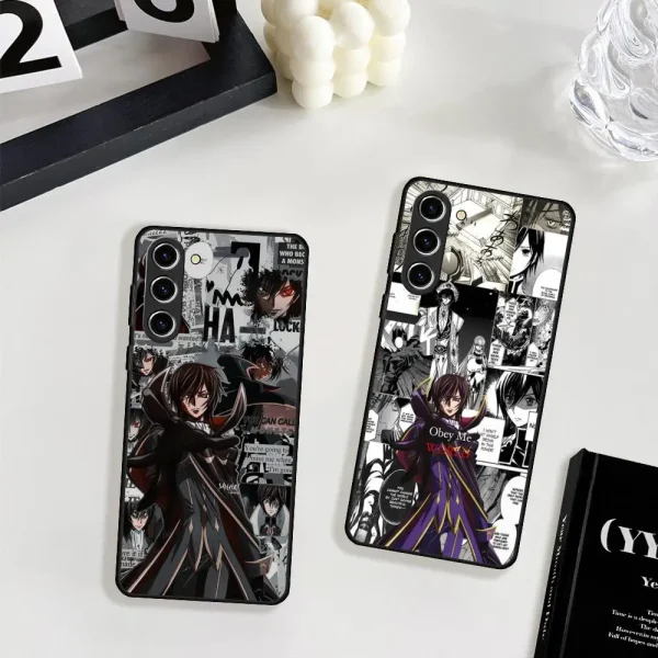Sleek Anime Warrior Phone Shield - Image 3