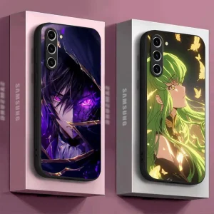 Sleek Anime Warrior Phone Shield