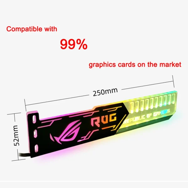 Lunar Glow VGA Graphics Support Bracket - Image 2