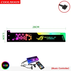 Lunar Glow VGA Graphics Support Bracket