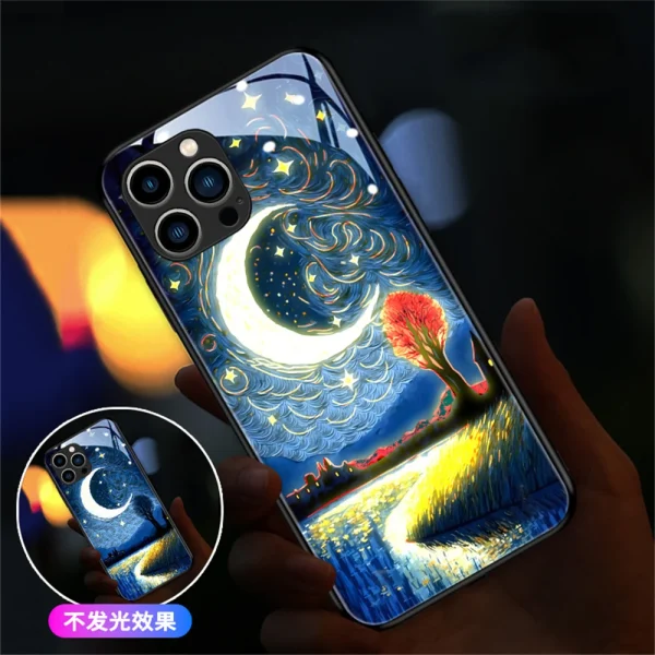 Illuminating Mobile Artistic Shield Case - Image 3