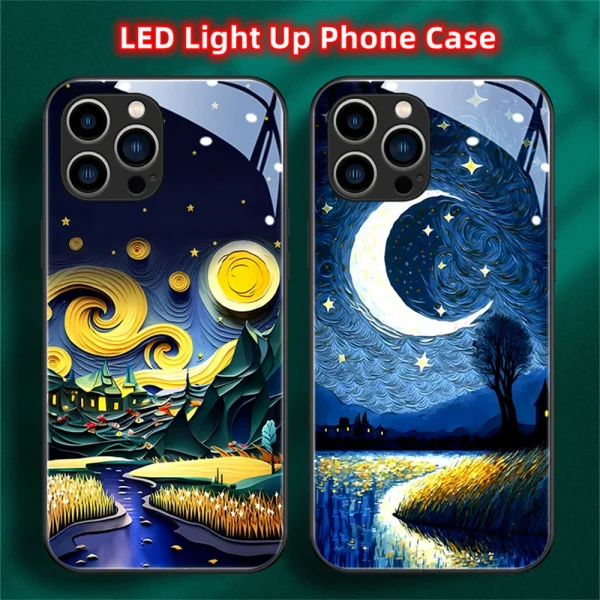 Illuminating Mobile Artistic Shield Case - Image 4