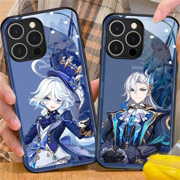 Blue Quin Phone Case - Image 2