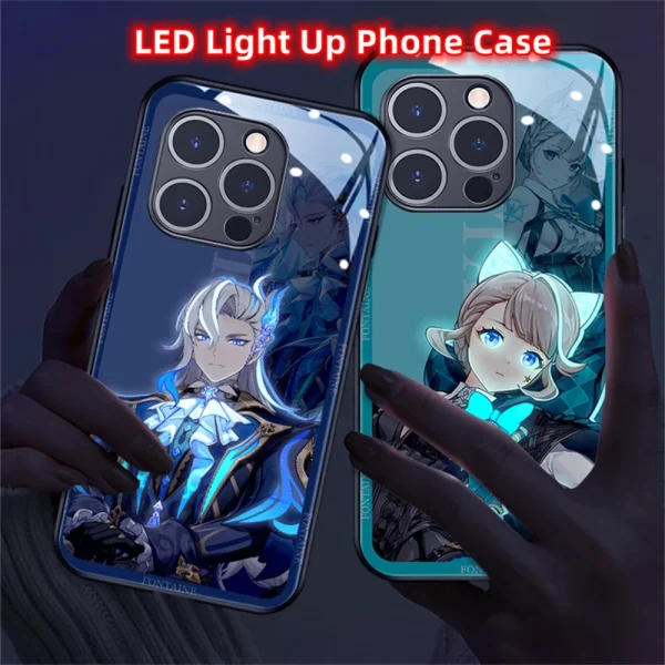 Blue Quin Phone Case - Image 4