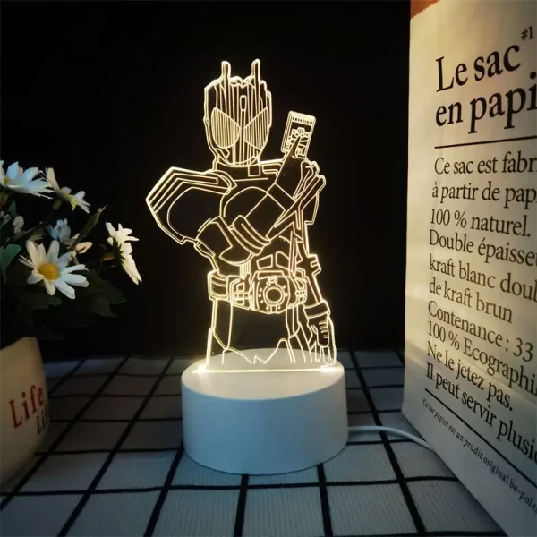 Radiant Crimson Lamp