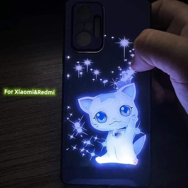 Luminous Feline Phone Shield Glow Case - Image 2