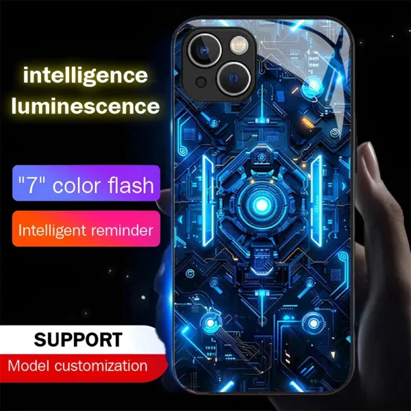 Radiant Motherboard Phone Case - Image 2
