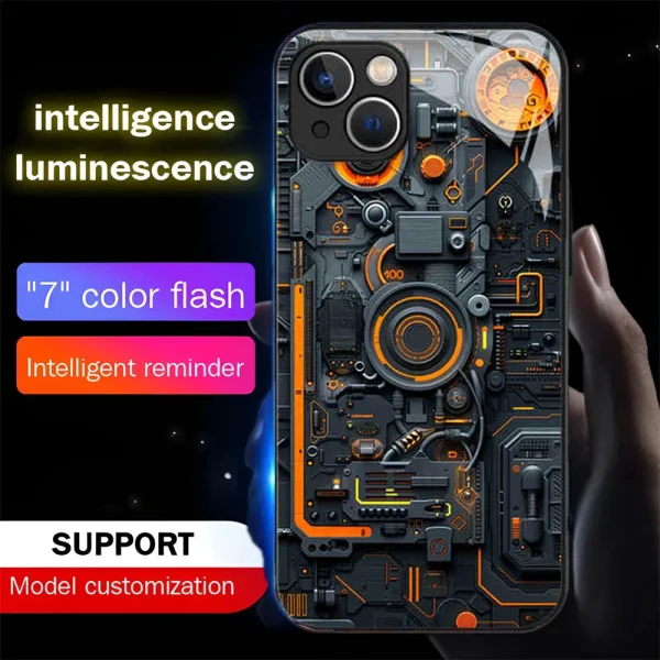 Radiant Motherboard Phone Case - Image 3
