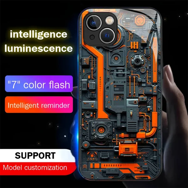Radiant Motherboard Phone Case - Image 4
