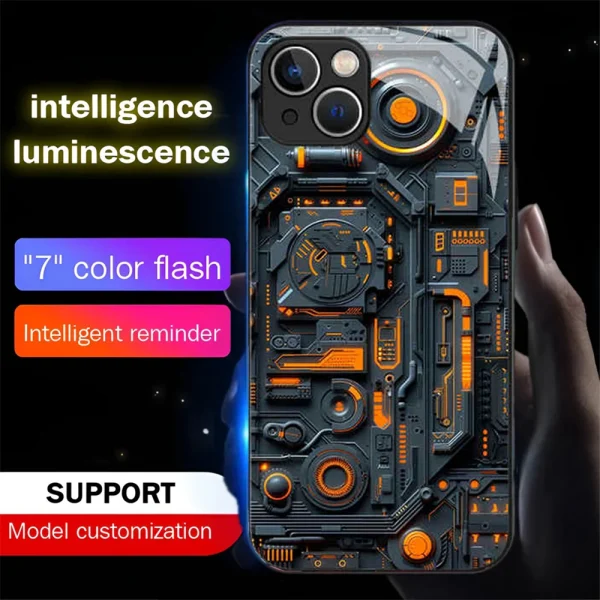 Radiant Motherboard Phone Case - Image 5