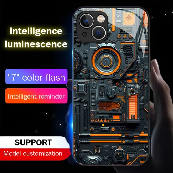 Radiant Motherboard Phone Case - Image 6