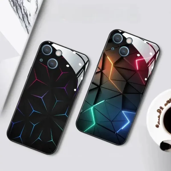 Cracked Glass Glow Phone Case - Image 6