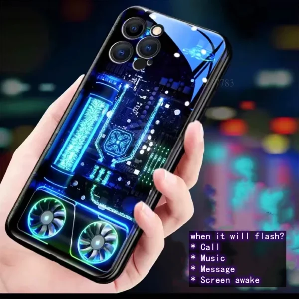 Motherboard Led Phone Case - Image 2