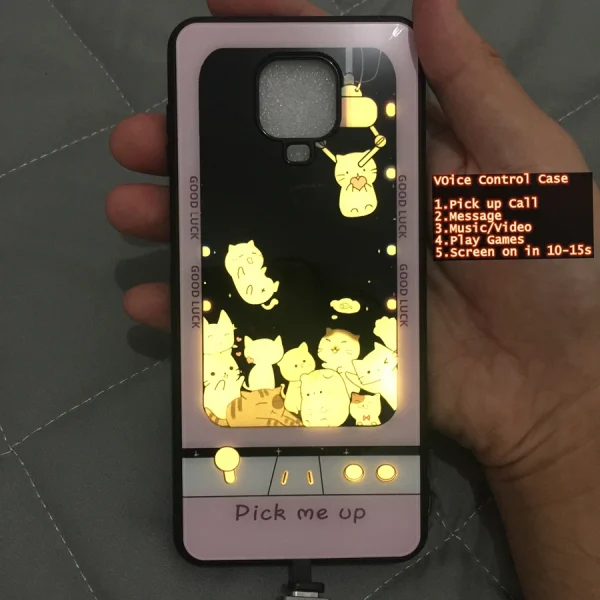Luminous Feline Protective Phone Shield - Image 4