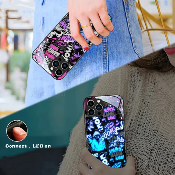 Boom Alert Led Phone Case - Image 4