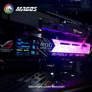 Luminous GPU Mounting Precision Display