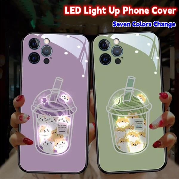 Luminous Feline Glow Phone Shield - Image 3