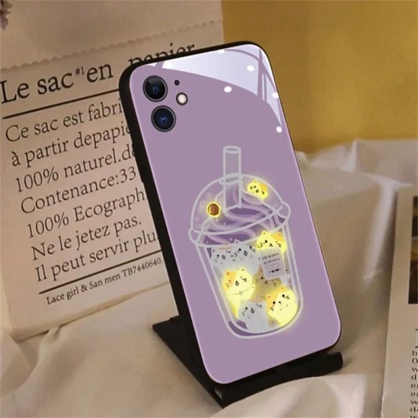 Luminous Feline Glow Phone Shield - Image 5