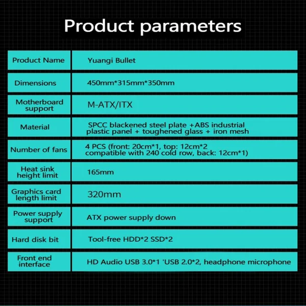 Compact Cooling Gaming Chassis Pro - Image 2