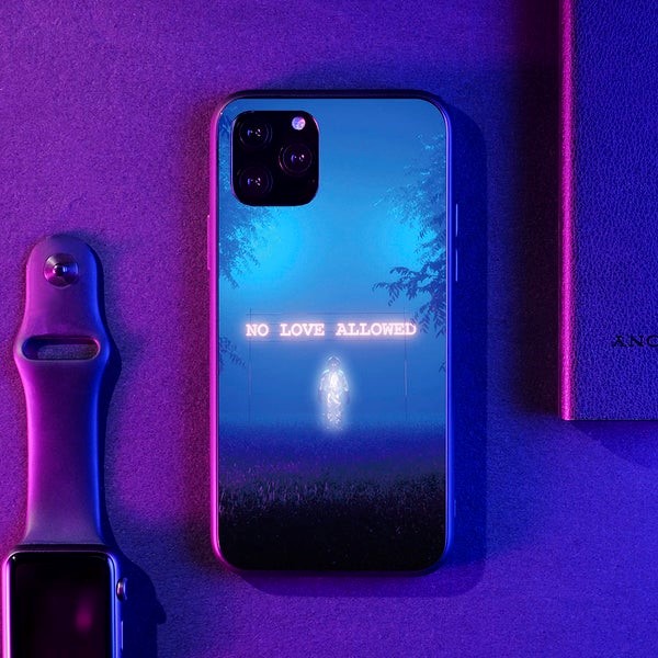 No Love Allowed LED Case photo on table
