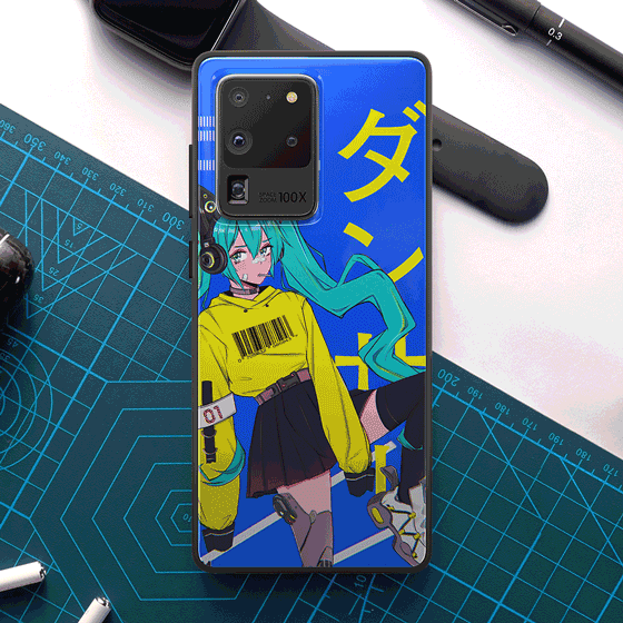 Streetwear Girl LED Case photo on table